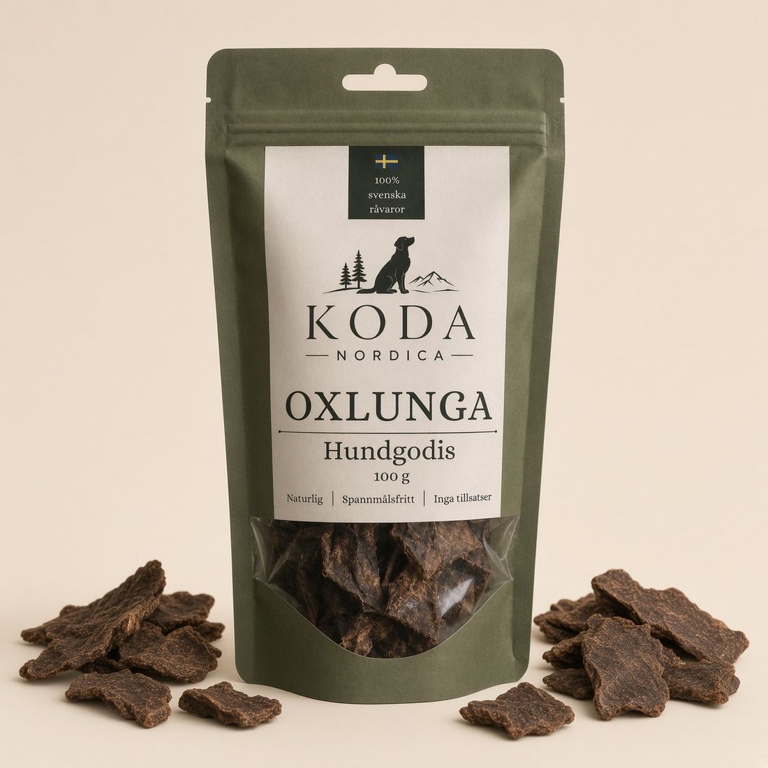 Koda Nordica Oxlunga hundgodis 100 g